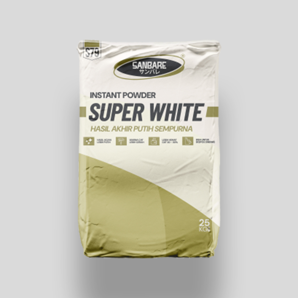 Sanbare S79 Instant Powder Super White Acian Putih