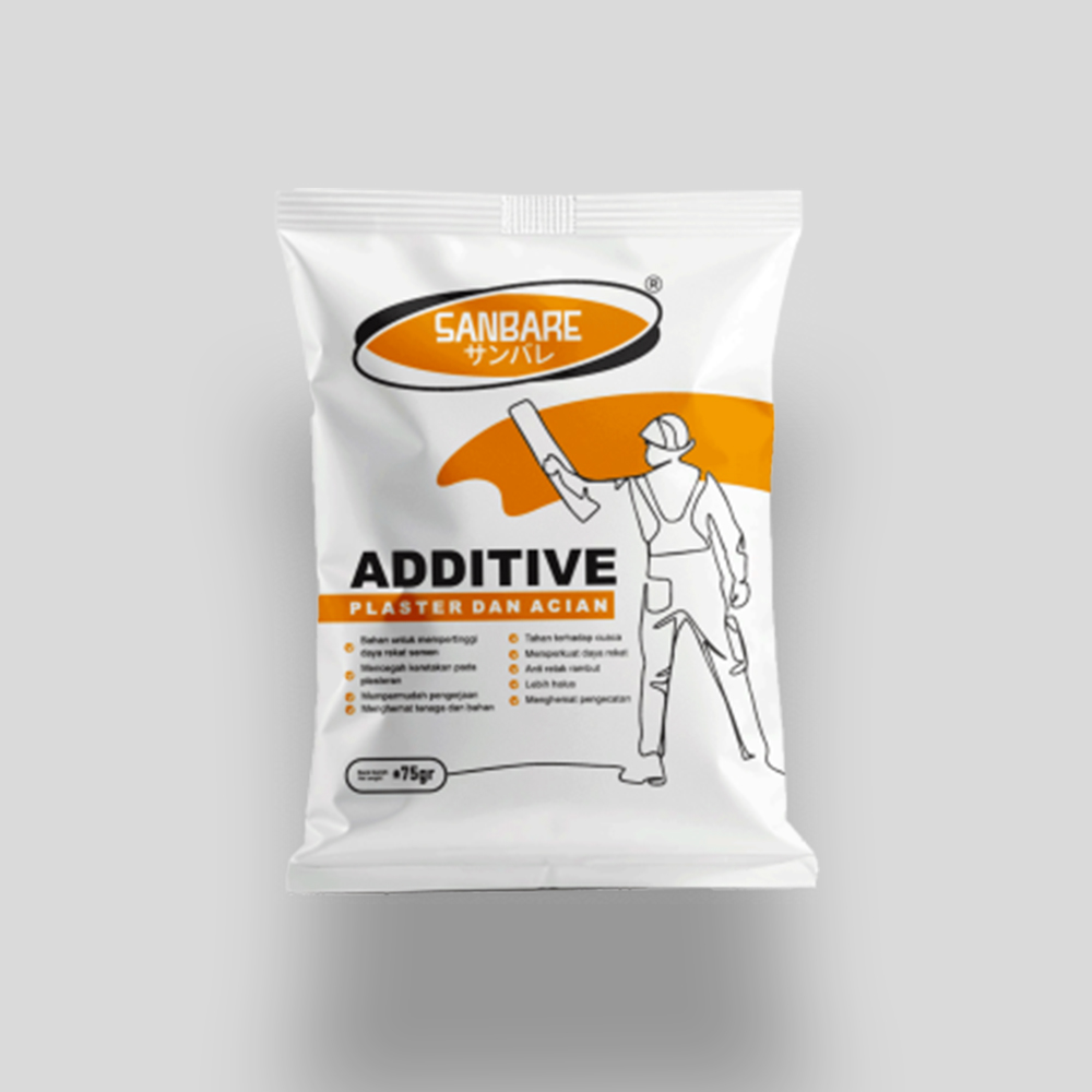 Sanbare Aditif Plester dan Acian Anti Retak Rambut
